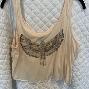 Crop loose tank